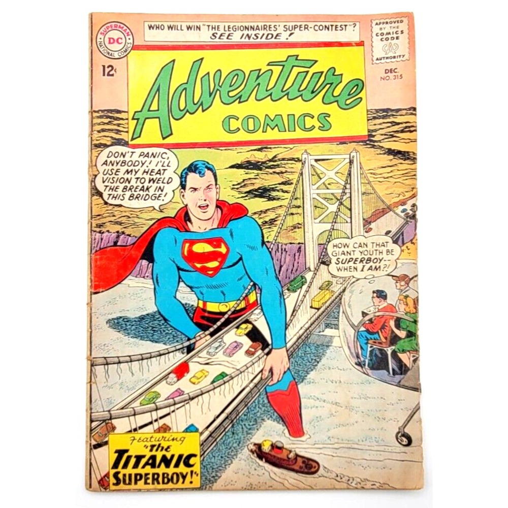 ADVENTURE COMICS #315 (1963) / FN- / SUPERBOY‎ DC COMICS SILVER AGE